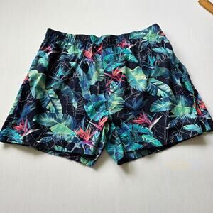 Tommy Bahama Shorts Mens L Tropical Print 100% Cotton Large